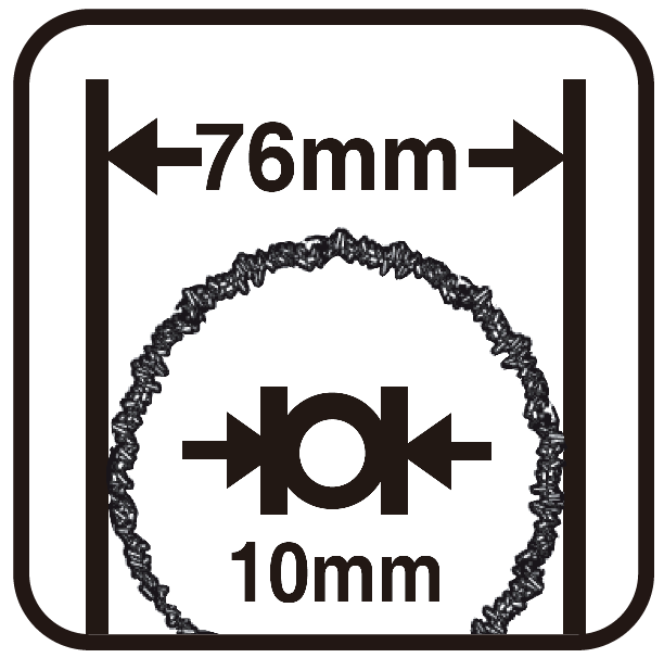 Outer 76mm Hole 10mm